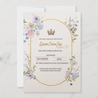 Convite para o almoço do Rainha Holiday