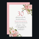 Convite para o aniversário de 30 anos do Partido d<br><div class="desc">Flowers Dourados Rosa Rosa Rosa Rosa Rosa Rosa Rosa,  Convidar aniversário de 30 anos Ver coleção correspondente na loja</div>