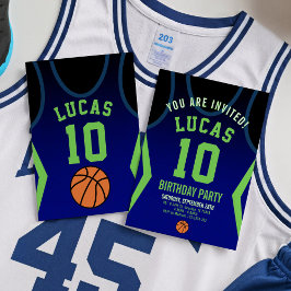 Convite para o Aniversário de Basquete Esporte