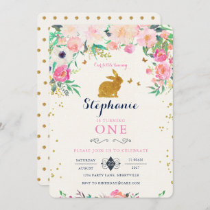 Convite para o aniversário de Bunny