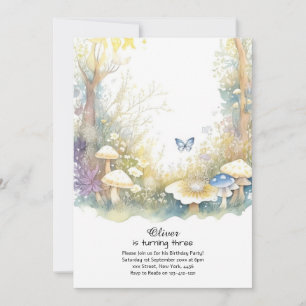 Convite para o Aniversário do Cogumelo