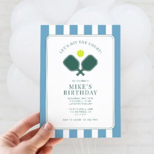 Convite para o Aniversário do Pickleball