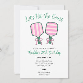 Convite para o Aniversário do Pickleball