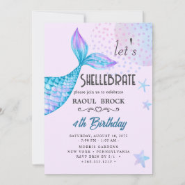 Convite para o aniversário do Shellebrate