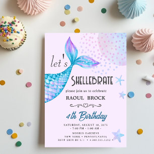 Convite para o aniversário do Shellebrate