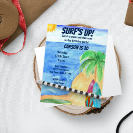 Convite para o Aniversário do Surfe