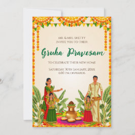 Convite para o aquecimento da casa digital Gruhapr