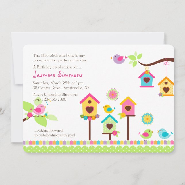 Convite para o bairro Birdie (Frente)