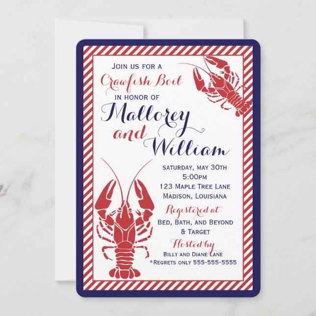 Convite para o Boil de Lagostas (Frente)