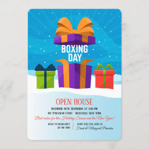 Convite para o Boxing Day