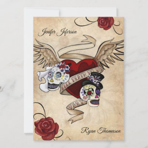 convite para o casamento de halloween