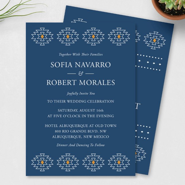 Convite para o casamento ocidental, Suite Rancho (Rio Rancho Wedding Invitation)