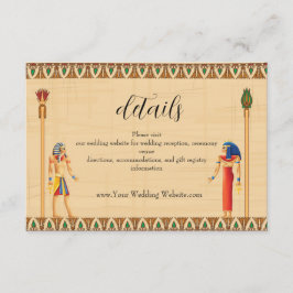 Convite para o casamento Patrimônio faraônico em p