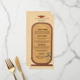 Convite para o casamento Patrimônio faraônico em p