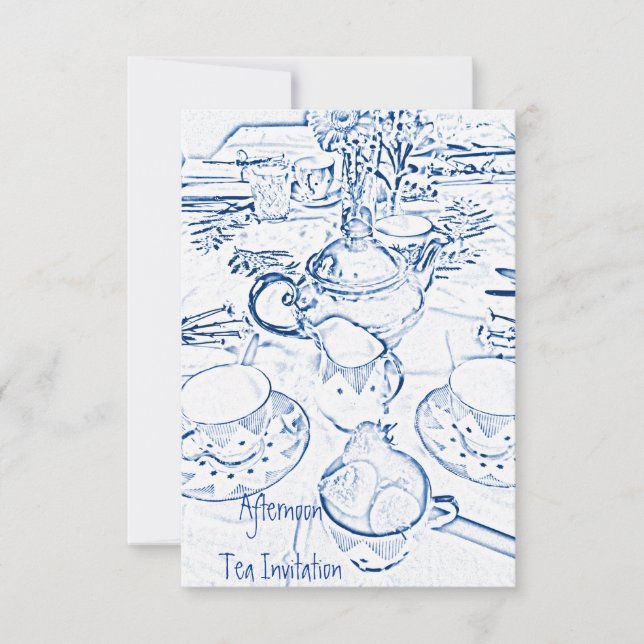 Convite para o chá à tarde (Frente)