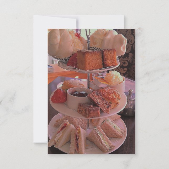 Convite para o chá à tarde (Frente)