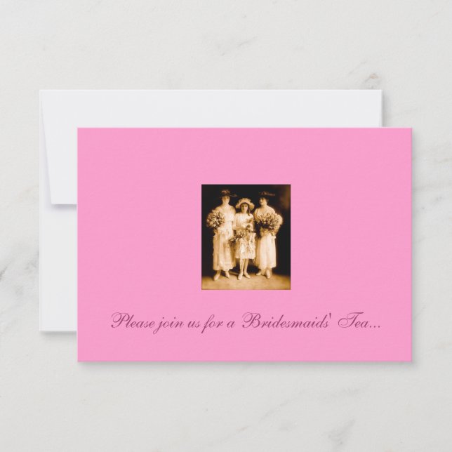 Convite Para O Chá De Bridesmaids (Frente)