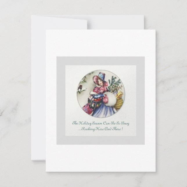 Convite para o chá de férias... (Frente)