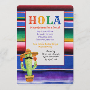 Convite para o Cinco de Mayo Serepa