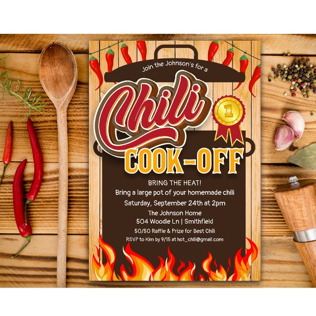 Convite para o Concurso de Chili (Criador carregado)