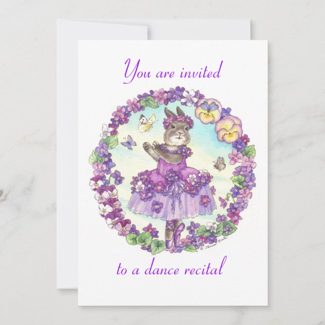 convite para o considerando da dança (Frente)