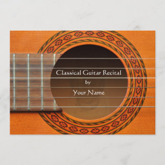 Convite para o Considerando da Guitarra Clássica
