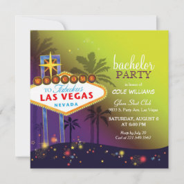 Convite para o Despedida de Solteiro de Las Vegas