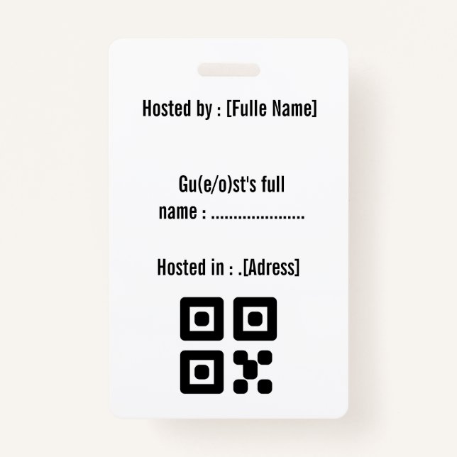 Convite para o Dia das Bruxas de Crachá Assombrado (Verso)