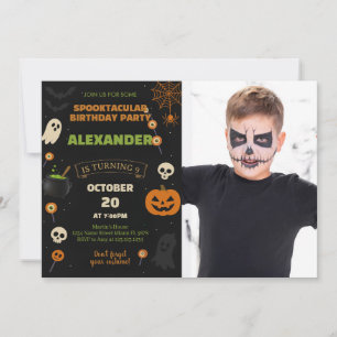 Convite para o Dia do Bruxo   Boo-Day Spooky