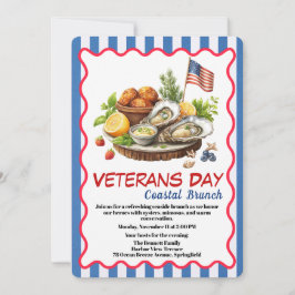 Convite para o Dia dos Veteranos | Celebração de B