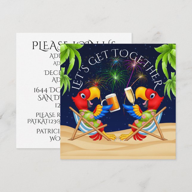 Convite para o Encontro de Fogos de Artifício (Frente/Verso)