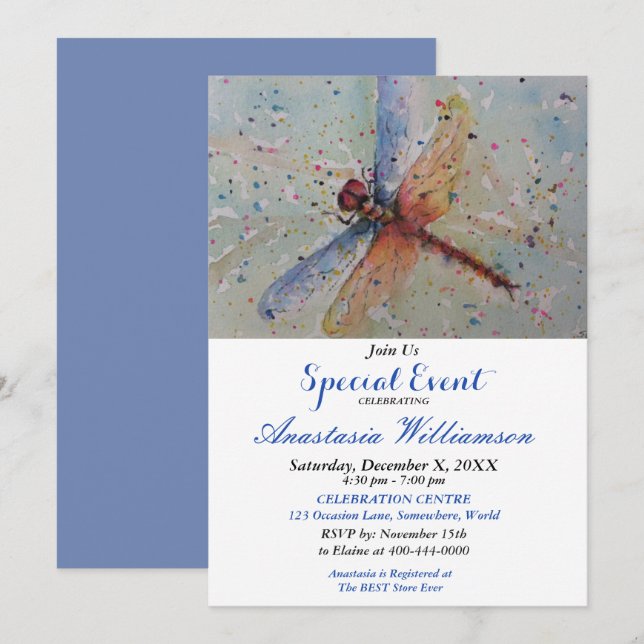 CONVITE PARA O EVENTO DA DESLUMBRANTE FESTA DA LIB (Frente/Verso)