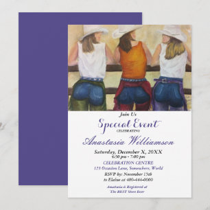 CONVITE PARA O EVENTO DE FESTA YAHOO WESTERN