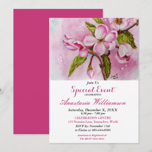 CONVITE PARA O EVENTO FESTA COR-DE-ROSA DA PRIMAVE