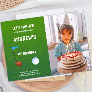 Convite para o Festa de Golfe Divertido