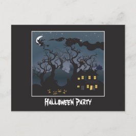 Convite para o Festa de Halloween da Casa Assombra