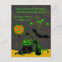 Convite para o Festa de Halloween de Cauldron