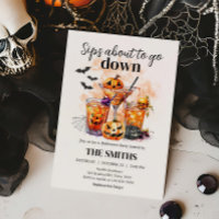 Convite para o Festa de Halloween de Cocktail Mart