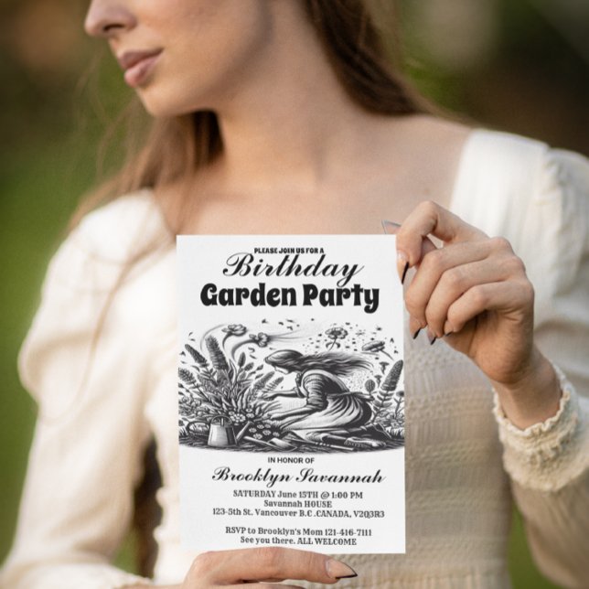 Convite para o Festa Secreta dos Jardineiros (Criador carregado)