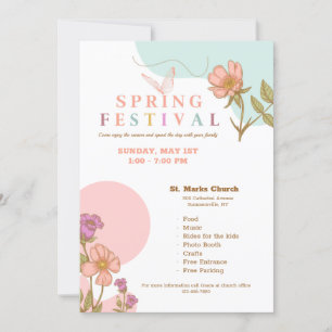 Convite para o Festival da Primavera