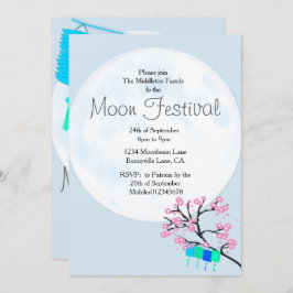 Convite para o Festival de outono Chinês