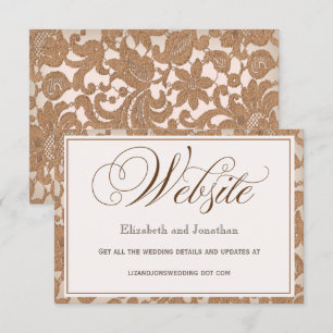 Convite para o Gabinete do Site de Casamento de Lo
