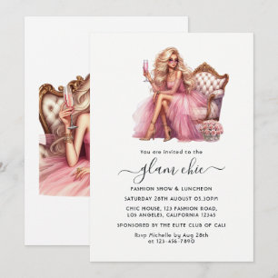 Convite para o Glam Fashion Show