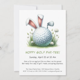 Convite para o Golfe da Páscoa Par-TEE