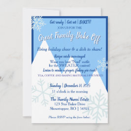 Convite para o Grande Bake Off em Família