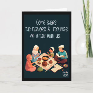 Convite para o Iftaar - Refeição em Família