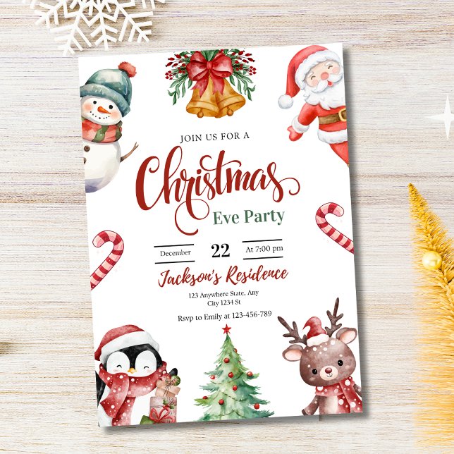 Convite para o Jantar da Véspera de Natal, Festa d (Criador carregado)