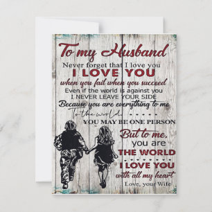 Convite Para o meu marido   Desdecoração Familiar   À M