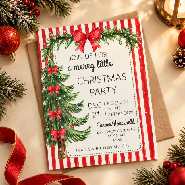 Convite para o Natal com amigos para imprimir (Criador carregado)