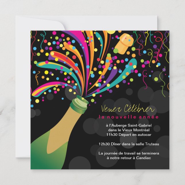Convite para o notário La Nouvelles Années (Frente)